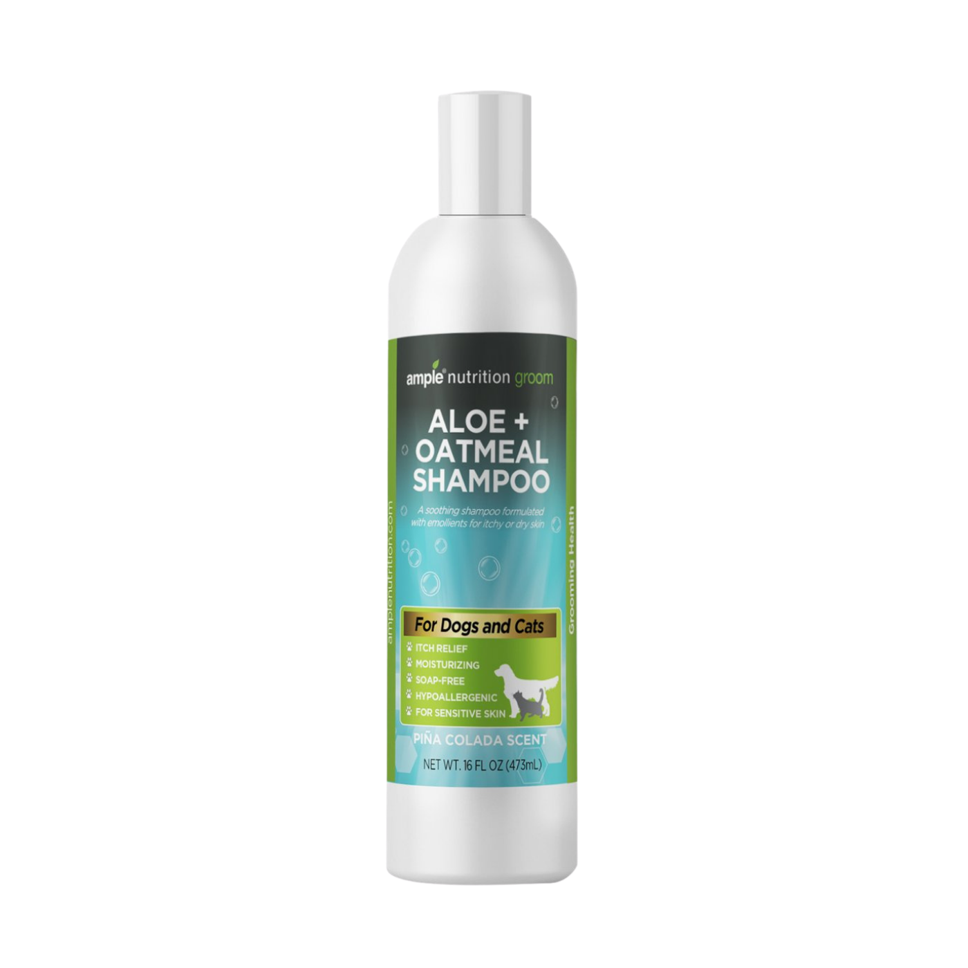 Aloe Oatmeal Shampoo, 16oz – Ample Nutrition - Main Image